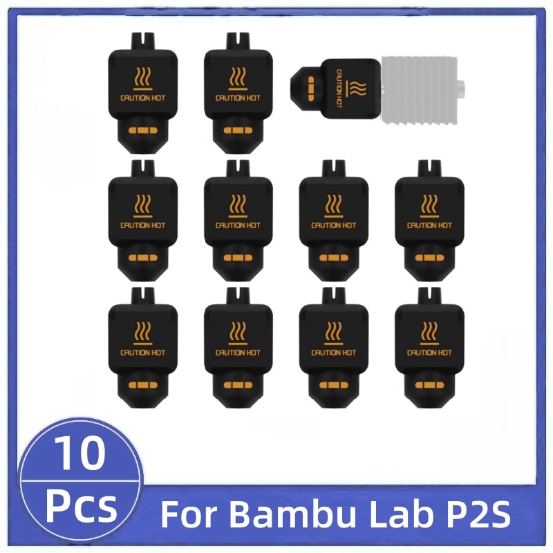 3D Printing Bambu Lab - 10 Stuks Zwarte Siliconen Sok Voor