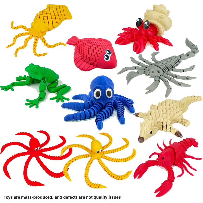 3D Printing Lego Bricks - Stad Serie 3D Gedrukte Dieren Bouwstenen