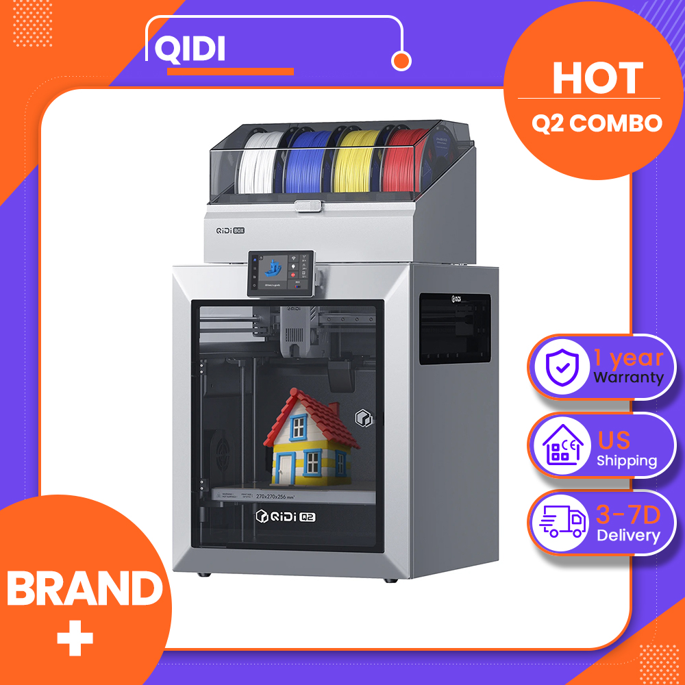 3D Printing Online Service - QIDI Q2 Combo 3D-printer, 600 mm/s