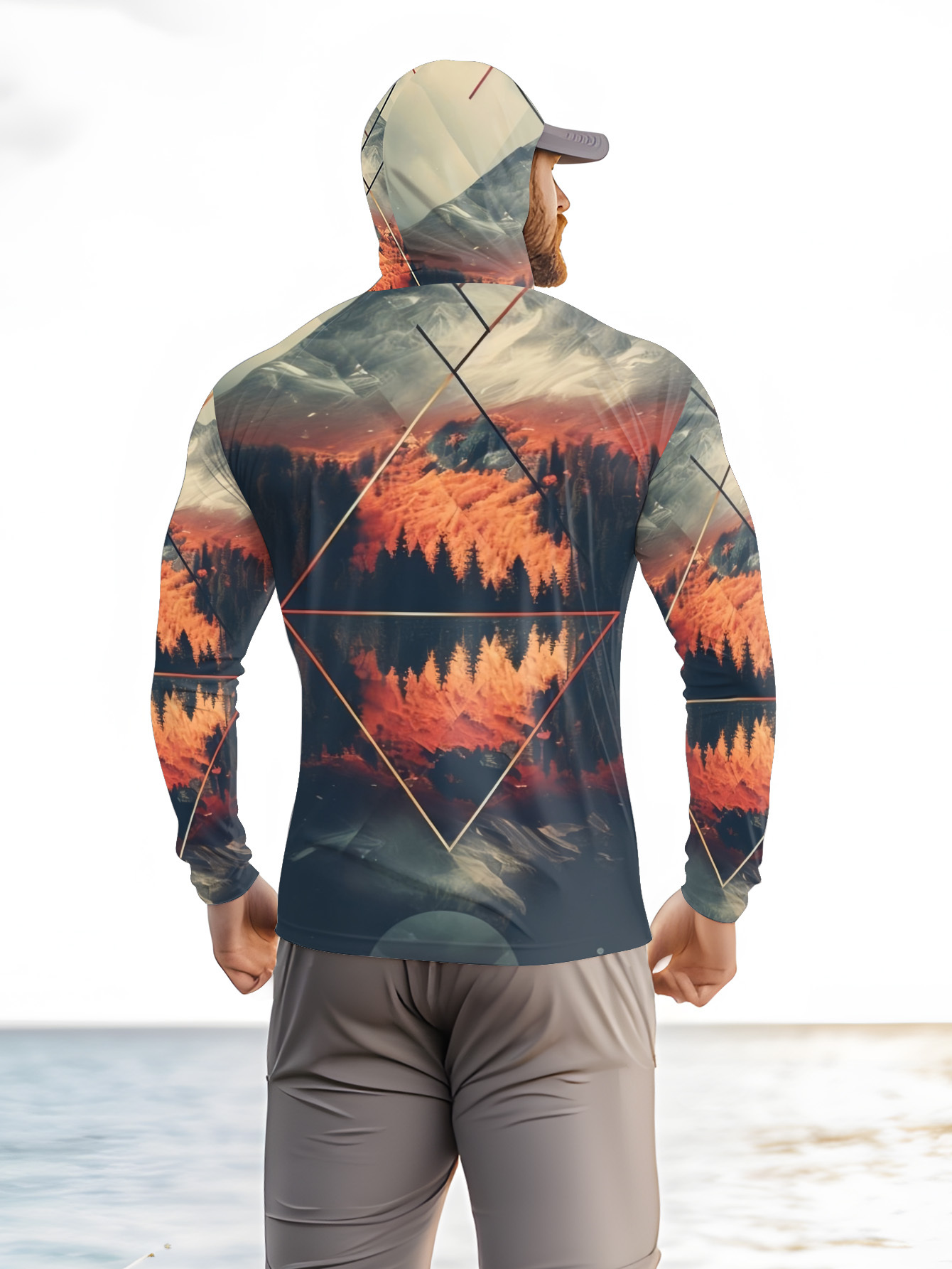 Outdoor heren vissershirt met  - 3D Printing Mask recensie en prijs