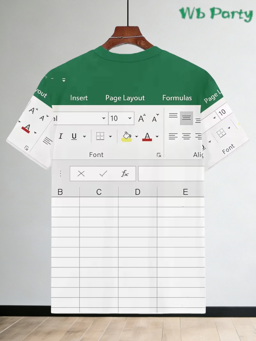 Casual Excel T-shirt voor Mann - 3D Printing Online Service recensie en prijs