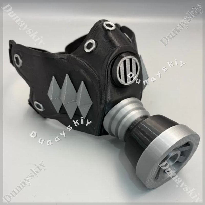 Guita Cyberpunk gasmasker groe - 3D Printing Mask recensie en prijs