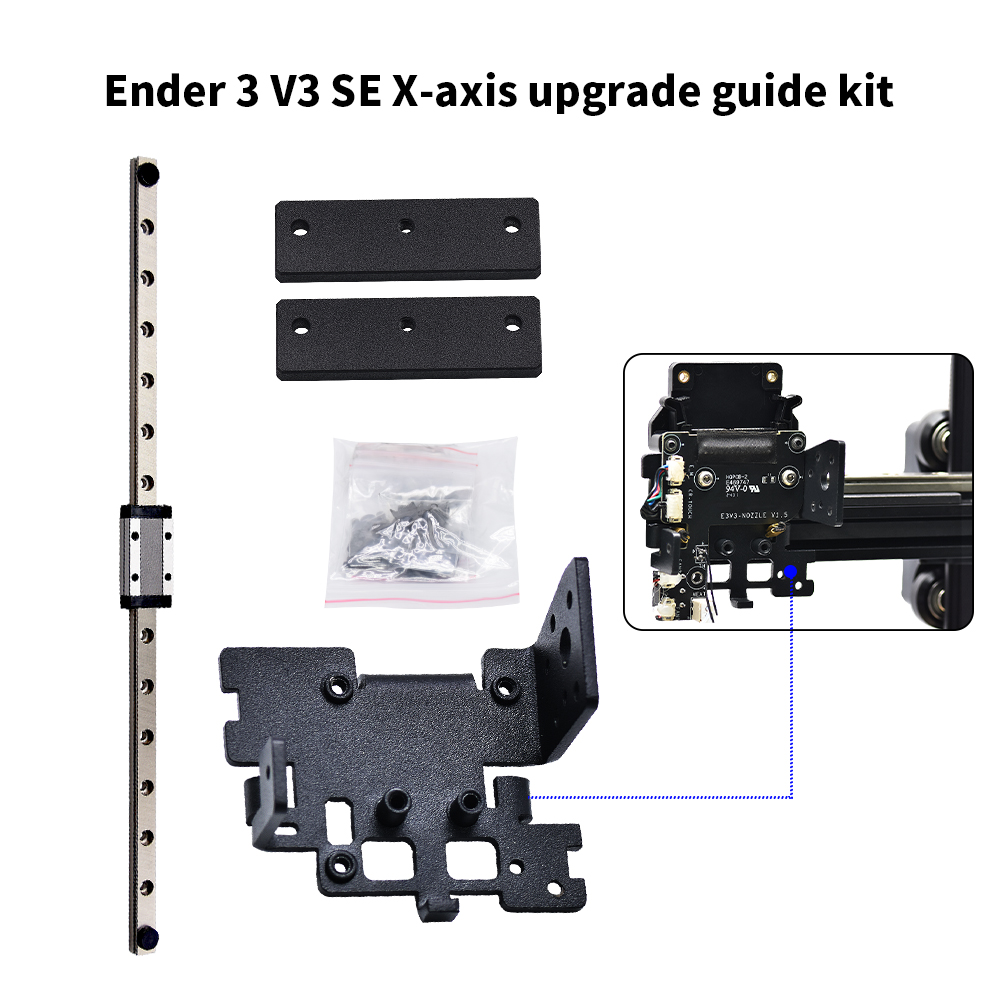 Ender-3 V3 SE Y-as dubbele lin - 3D Printing Guide recensie en prijs