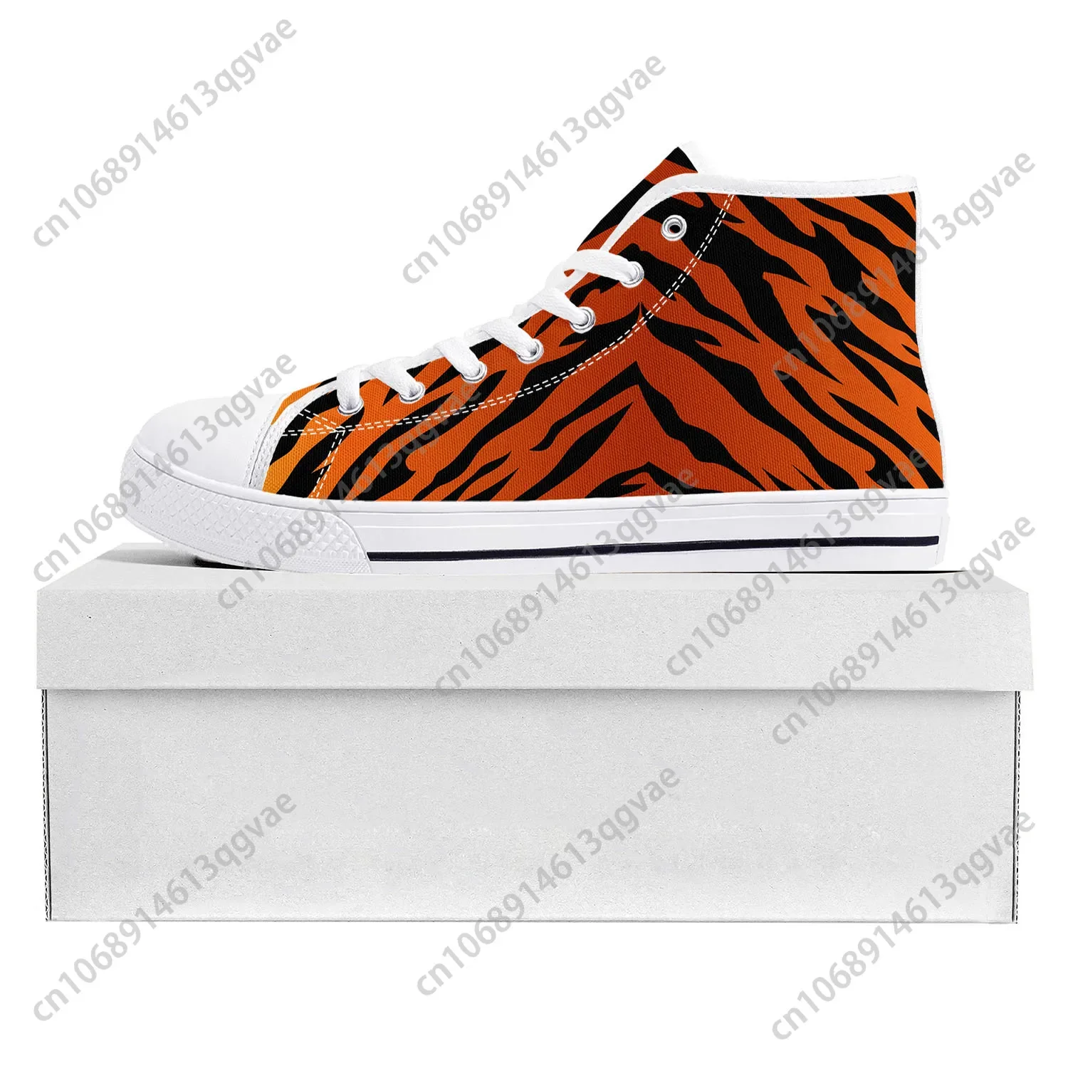 Tiger Stripe 3D Print High Top - 3D Printing Custom recensie en prijs