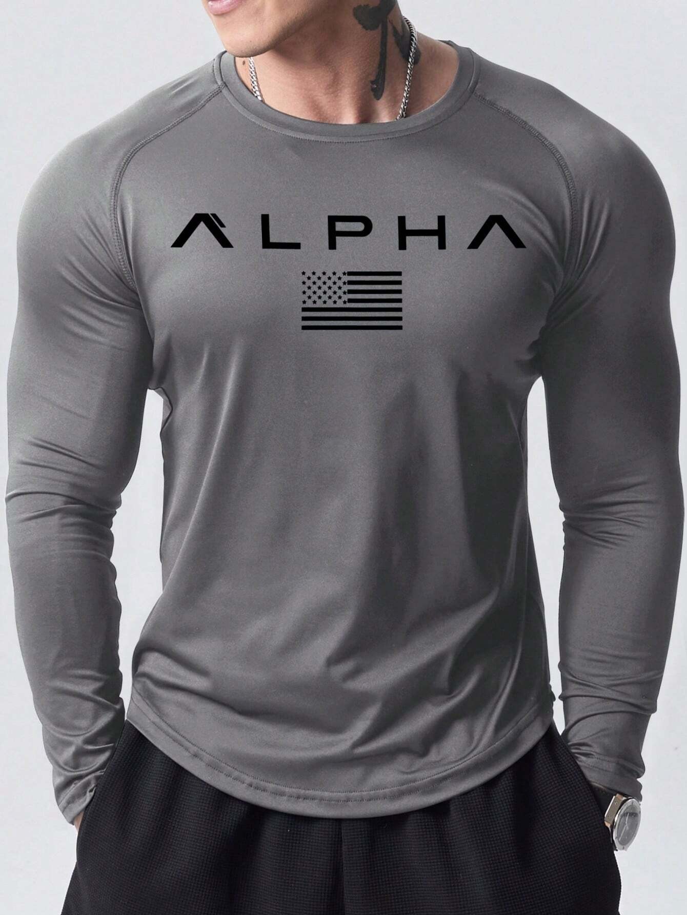 Nieuw heren T-shirt met lange  - 3D Printing Custom recensie en prijs