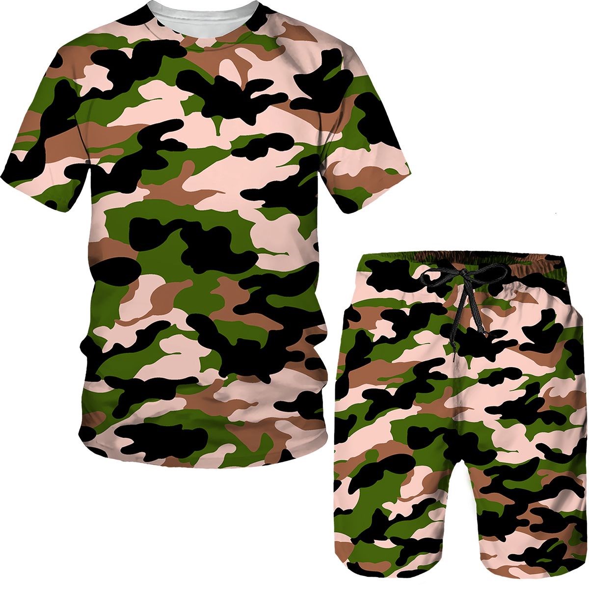 Camouflage Herenpakken Camo 3D - 3D Printing Custom recensie en prijs
