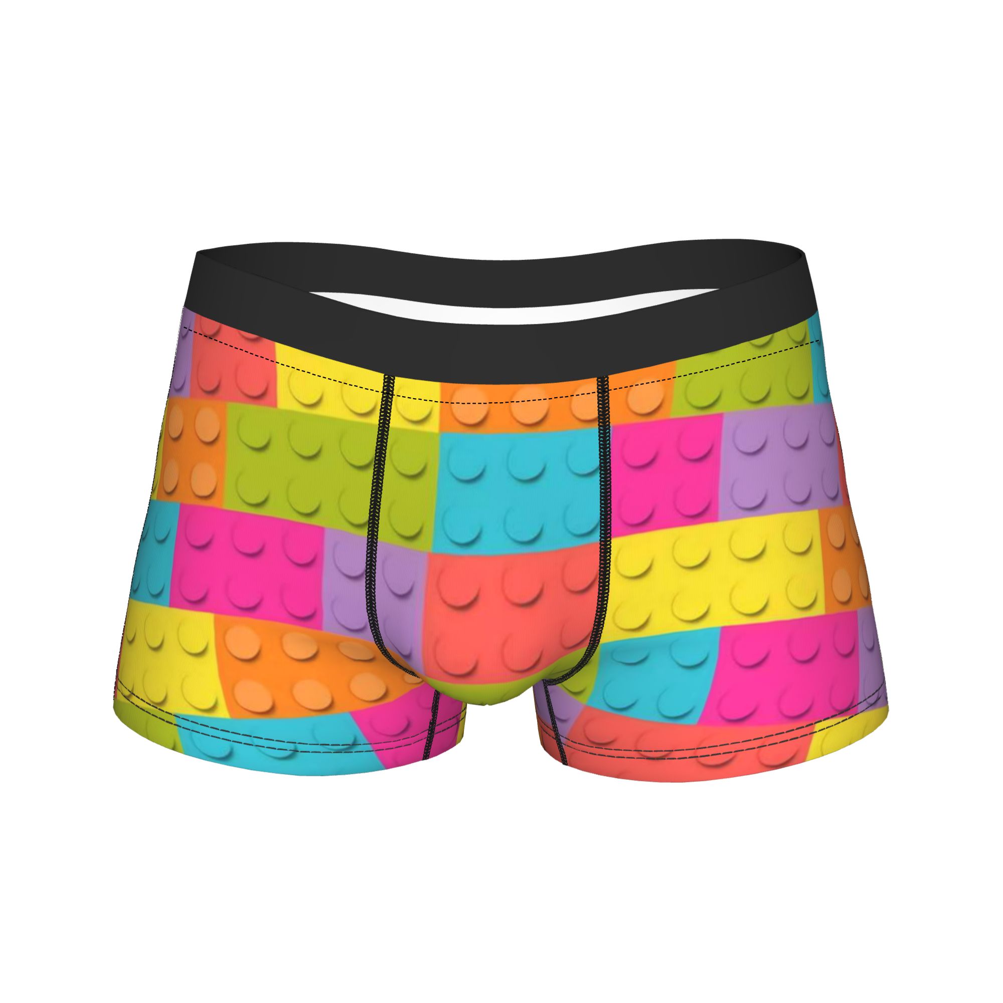 Kleurrijke boxershorts met bou - 3D Printing Lego Bricks recensie en prijs