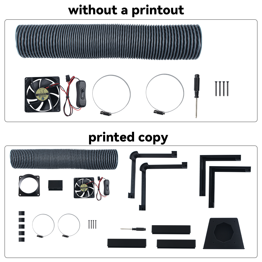 Externe uitlaatventilatorset v - 3D Printing Bambu Lab recensie en prijs
