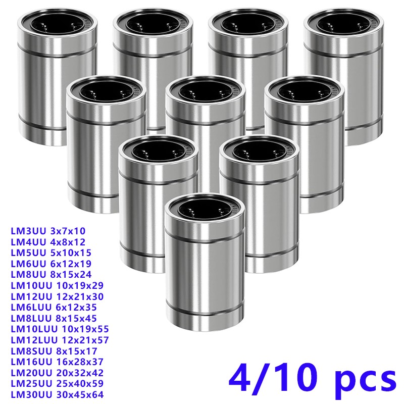 4/10PCS LM8UU LM10UU LM16UU LM - 3D Printing Guide recensie en prijs
